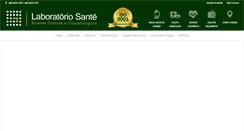 Desktop Screenshot of laboratoriosante.com